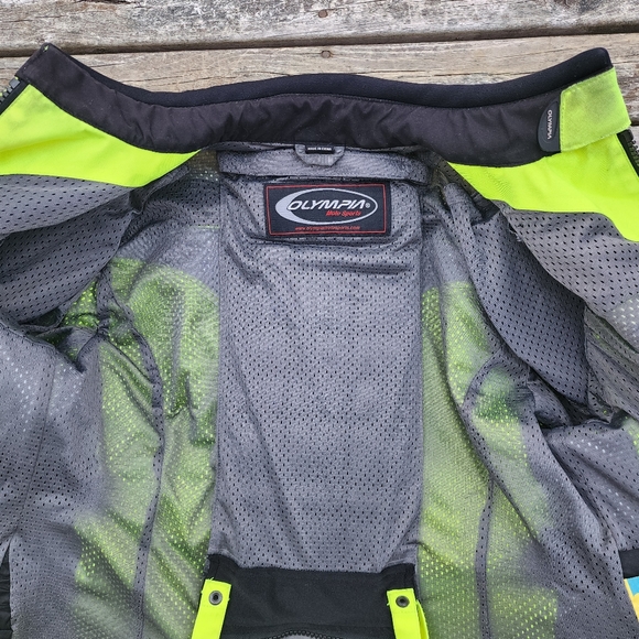 OLYMPIA Vented Motorcyle Jacket~L - Picture 8 of 16